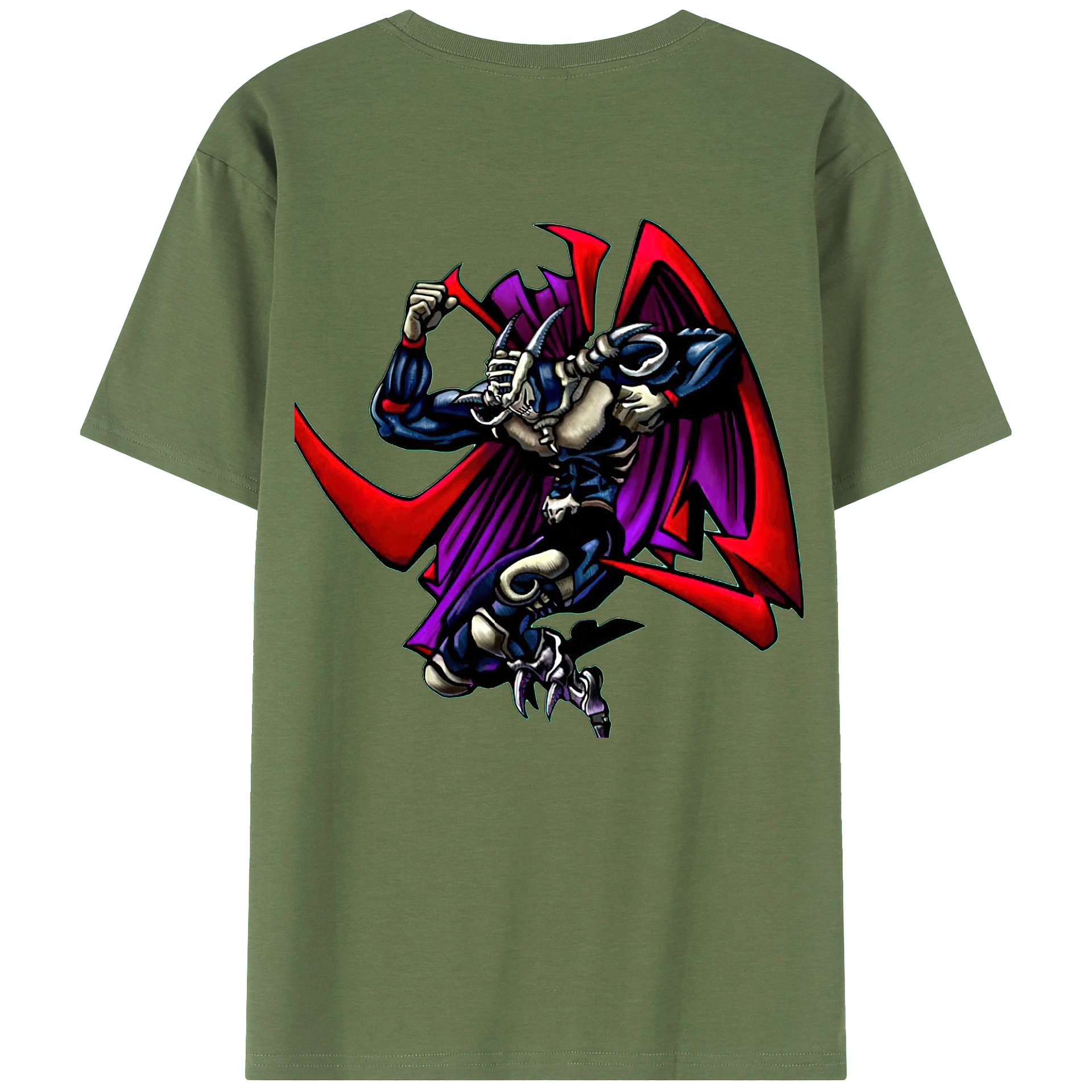 （画像用） 遊☆戯☆王 Yu-Gi-Oh! 綿100％ メンズ半袖Tシャツ（バックプリント） 通気性